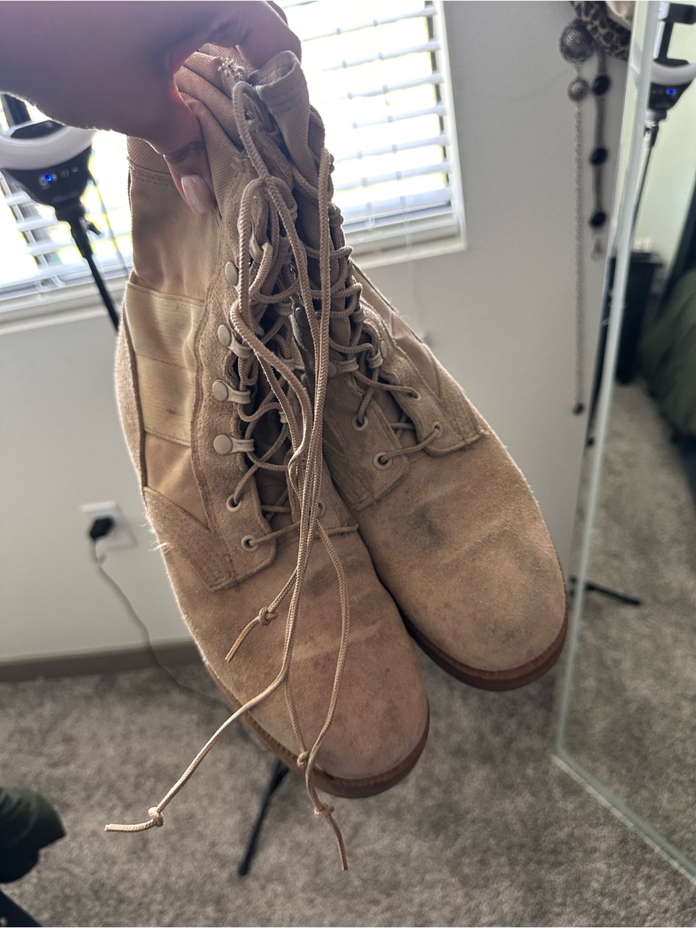 Belleville Men’s Tactical Tan Vibram Sole Boots